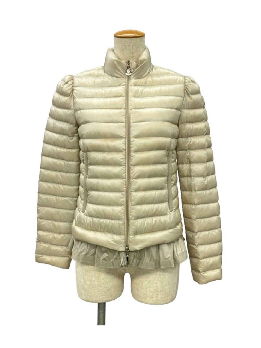 Moncler Down Jacket Beige Import 00